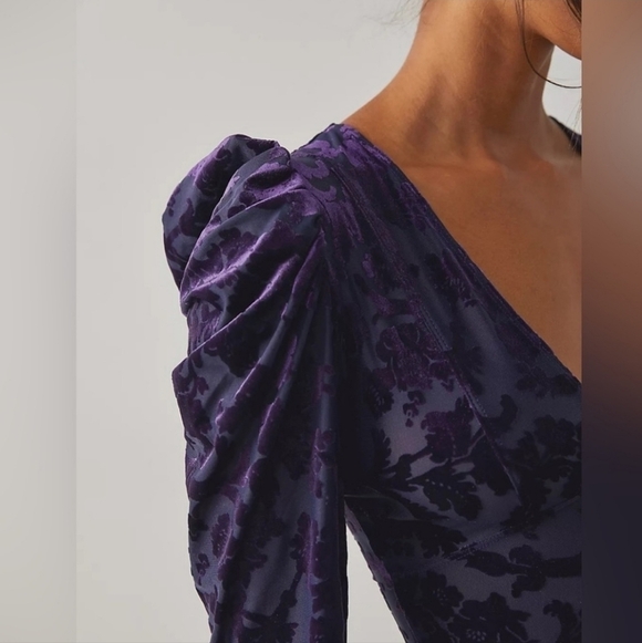 Free People Magic Hour Bodysuit in Deep Sea Combo•S - Picture 9 of 13